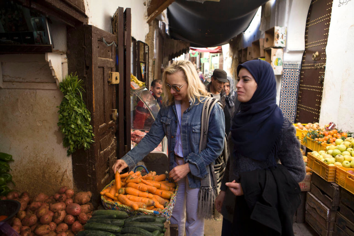 Food Shopping Medina Fez Cooking School opt