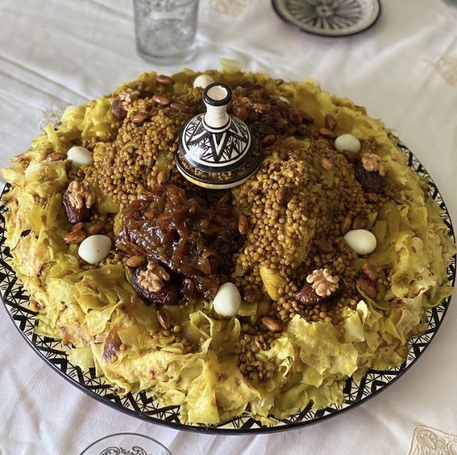 Tagoulla, the main dish to celebrate the Amazigh New Year