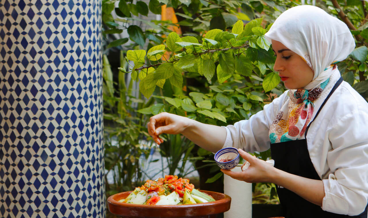 Cooking workshop vegetarian Tajine in Fez